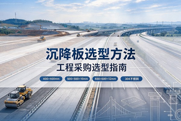 武昌沉降板选择方法