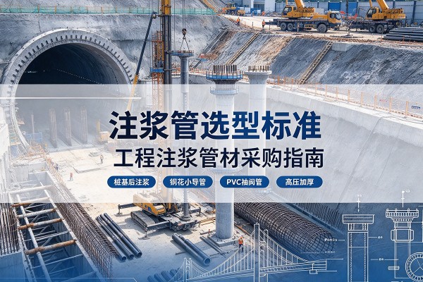 武昌注浆管选型标准