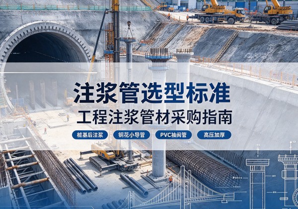 武昌注浆管选型标准